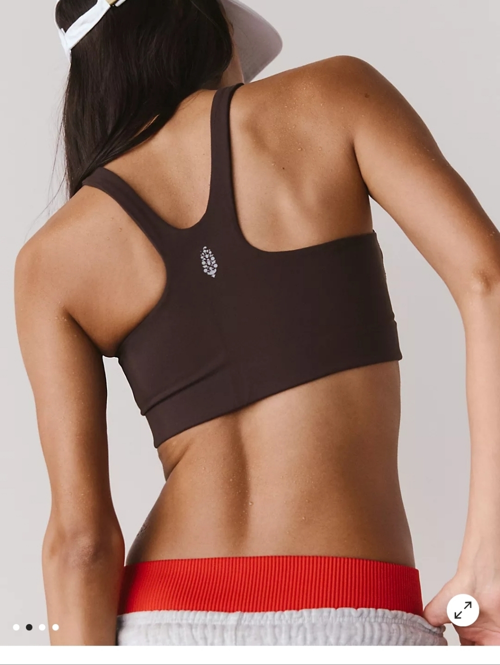 Free People Chocolate Brown Racerback Bralette